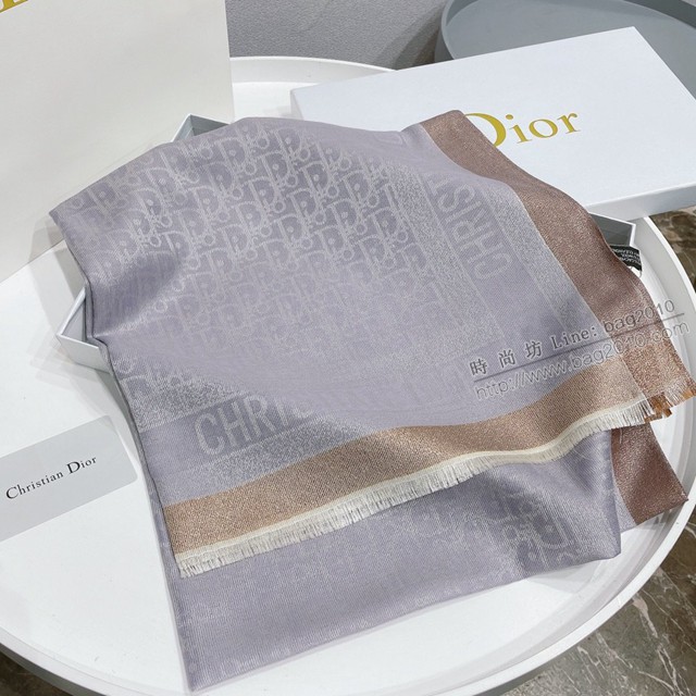Dior秋冬2021新款披肩圍巾 迪奧時尚款羊絨混紡圍巾披肩  mmj1378